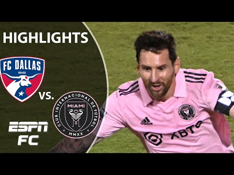 Lionel Messi HIGHLIGHTS from Inter Miami&rsquo;s MAGICAL win over FC Dallas | Leagues Cup | ESPN FC