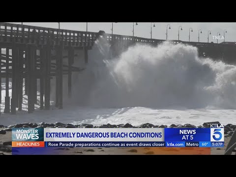 High surf prompts evacuation warnings in Ventura&nbsp;