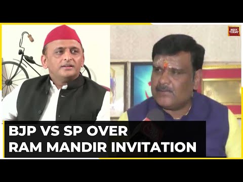 &lsquo;SP Leaders Shouldn't Be Invited&rsquo; BJP Against Ram Mandir Invitation To SP? | India Today