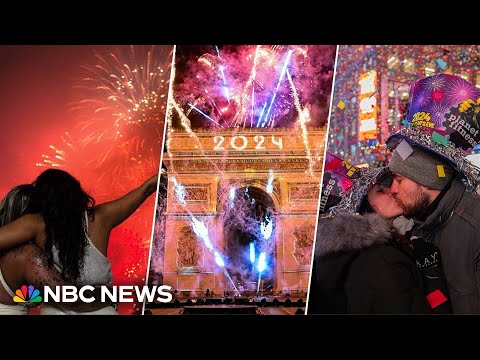 Watch New Year's 2024 celebrations from around the world