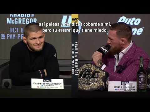 UFC 229 Khabib vs McGregor Conferencia de Prensa