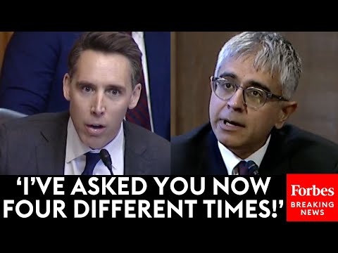 ALMOST UNWATCHABLE: Hawley Asks Nom Over &amp; Over For Take On Anti-Israel Statement, Can't Get Answer