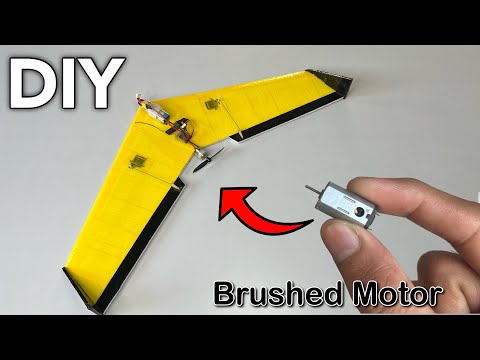 Make Rc Flying Wing With Brushed Motor 