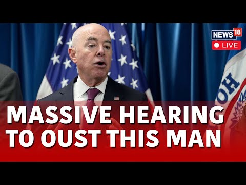 Homeland  Secretary On Security Mayorkas LIVE | House Panel Holds Impeachment Hearing For Mayorkas