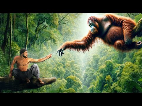 Je grimpe avec les Orangs-outans dans la Jungle