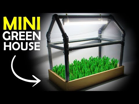 How To Make a MINI GREENHOUSE At Home | Diy Project