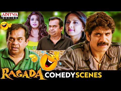 Ragada Ultimate Comedy Scenes | Hindi Dubbed Movie | Nagarjuna, Anushka, Priyamani | Brahmanandam