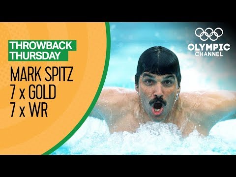 Mark Spitz Wins Seven Gold Medals with Seven World Records | Throwback Thursday