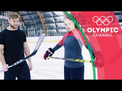 Ice Hockey Champion vs Fitness YouTuber - Buff Dude Tries an Olympian's Workout | Hitting the Wall