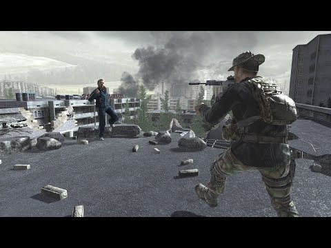 CoD4 MW (2007): Return to Alpha v1.0.5 (mod) 'Hunted' and 'The Sins of the Father' Gameplay