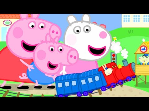 Kids TV and Stories | Giant Peppa Pig and Suzy Sheep Visit Tiny Land | Peppa Pig Full Episodes