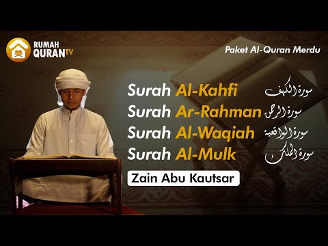 Paket Al-Quran Merdu : Surah Al Kahfi, Ar Rahman, Al Waqiah, Al Mulk - Zain Abu Kautsar | RQ