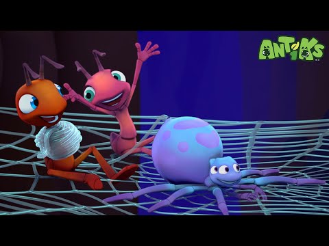 Antiks | Baby Spider! | Funny Cartoons For Kids | Oddbods &amp; Friends