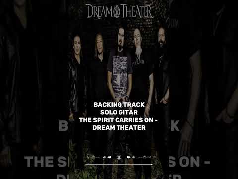 Backing Track The Spirit Carries On - Dream Theater (Solo Guitar)