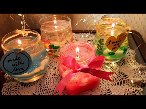 How to make gel candles | Candle Making for Beginners | DIY Candles | Easy Candle tutorial