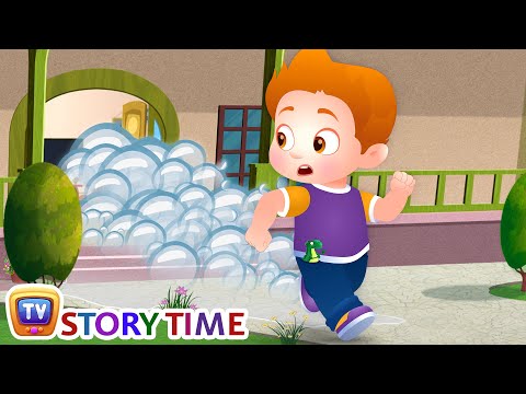 ChaCha and the soap bubble attack - ChuChu TV Storytime Good Habits Bedtime Stories for Kids