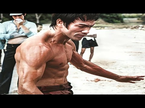 Bruce Lee's Lethal Speed Caught On Camera  [Remastered And Colorized 4K]