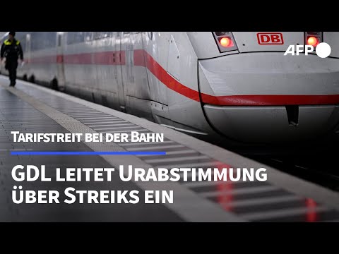 Tarifstreit bei der Bahn: GDL leitet Urabstimmung &amp;uuml;ber Streiks ein | AFP