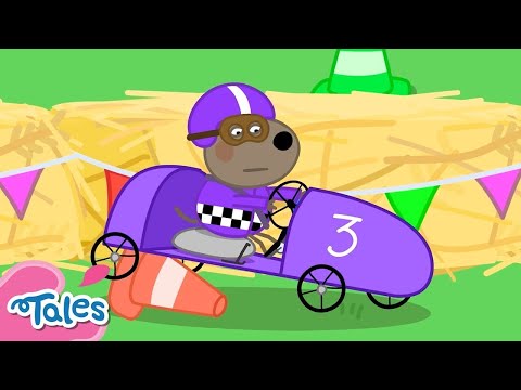 Danny Dog's Karting Crash 🏎 | Peppa Pig Tales