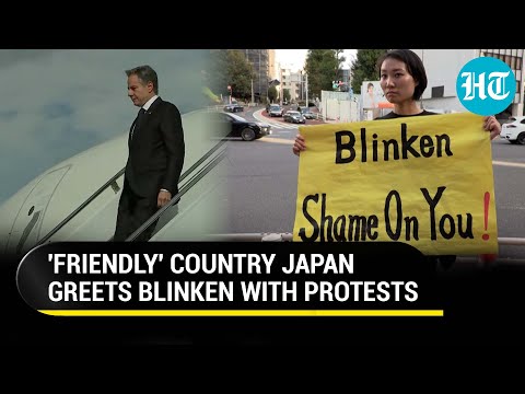 'Shame On You': After Turkey, Now Blinken Greeted With Protests In Japan Over Gaza War | G7 Meeting