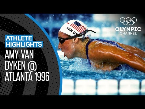 All Amy Van Dyken 🇺🇸 Swimming Gold Medal Races - Atlanta 1996 | Athlete Highlights