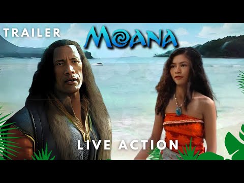 Moana Live Action Trailer | Dwayne Johnson, Zendaya, Auliʻi Cravalho | Disney+ (2024)