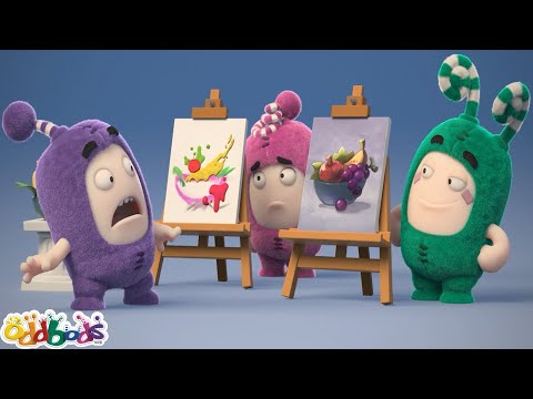 Painter Cheater | ODDBODS | Moonbug Art for Kids Hub 🖌️