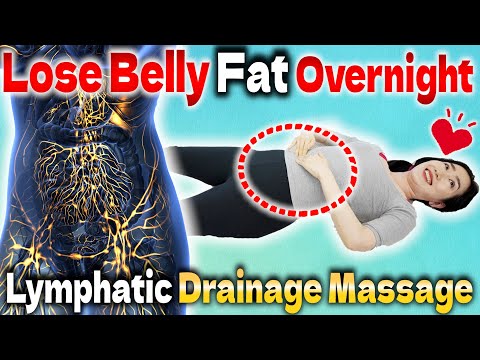 [-8 Lbs in 5 Days] The Lymph Drainage Massage which Dangerously Reduces Belly while Sleeping