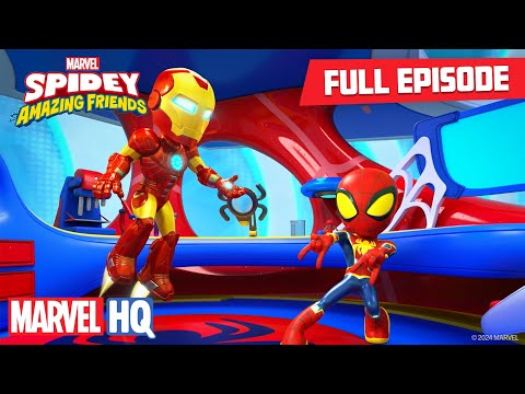 Stolen WEB-Quarters/ Spideys in Space! | Full Episode | Spidey and his Amazing Friends