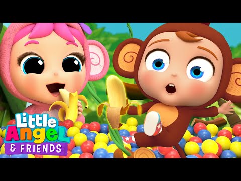 Monkey Banana and 5 Little Monkeys Song | Kids Cartoons and Nursery Rhymes