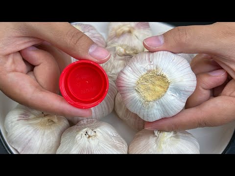 Secret tricks with garlic that few people know 💯 How to Peel 38 Cloves in 38 Seconds!tips，Life Hacks