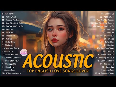 Trending Acoustic Love Songs Cover Playlist 2023 ❤️ Soft Acoustic Cover Of Popular Love Songs