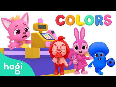 Pinkfong's Colorful Super Market｜Kids Pretend Play｜Colors for Kids｜Hogi Colors｜Pinkfong Hogi