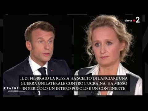 Macron: &laquo;Putin deve fermare la guerra e tornare al tavolo dei negoziati&raquo;