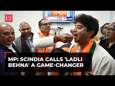 MP Election Results: Scindia calls 'Ladli Behna' a game-changer, gives full credit to CM Shivraj