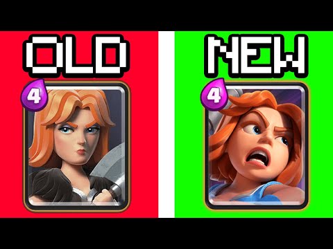 ALL CLASH ROYALE REMODELS ~ OLD vs NEW