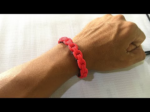 DIY chain style bracelet tutorial || tutorial gelang tali rantai 