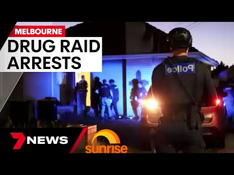 Melbourne drug raid arrests | 7 News Australia