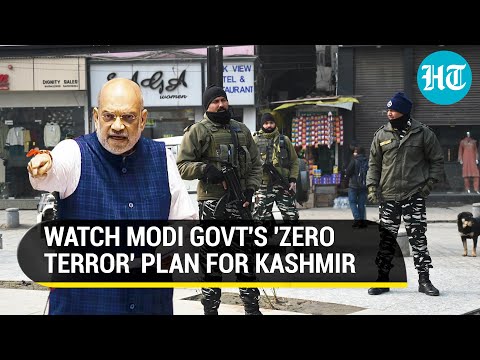 Amit Shah Unveils Modi Govt's 'Zero Terror', Area Domination Plan For Kashmir In Rajya Sabha | Watch