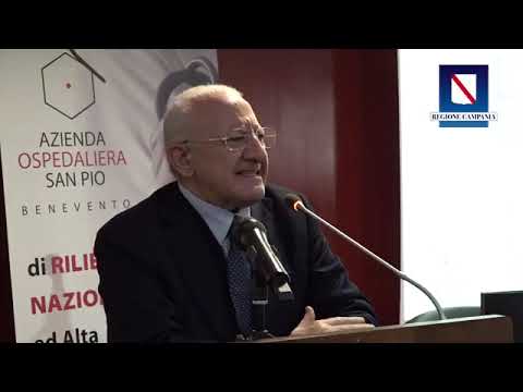 De Luca - Live dall&rsquo;Ospedale San Pio di Benevento (09.01.24)