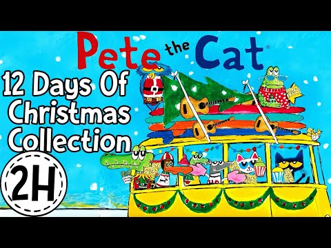 Pete The Cat 12 Groovy Days of Christmas Collection | MyEzyPzy | Christmas Songs &amp;amp; Read Aloud Books!