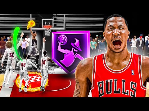 MVP &quot;PRIME&quot; DERRICK ROSE BUILD is a MENACE to REC PLAYERS in NBA 2K24!