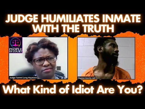 Tough JUDGE Calls Out Inmate, Gives him Max &amp; Humiliates Him w/ The TRUTH