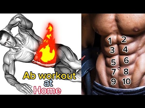 Ab six pack Workout at Home | No Equipment