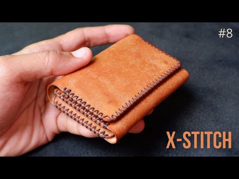 Making Card Holder From the MOST Best Selling Italian Leather - Pueblo Cognac