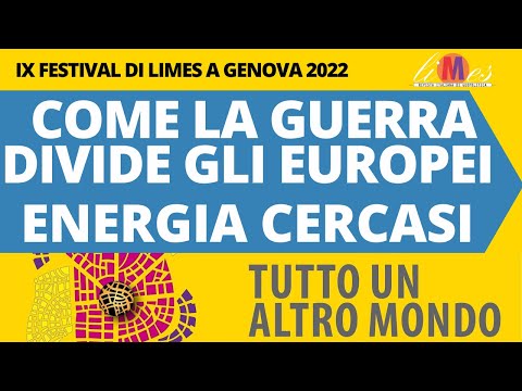 Genova 2022, Come la guerra divide gli europei - Energia cercasi - la diretta di domenica 13 mattina