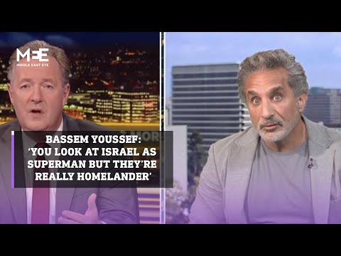 Bassem Youssef&rsquo;s viral Interview with Piers Morgan on Palestinian suffering