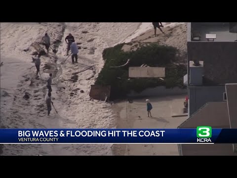 Southern California flooding | Big waves hit Ventura County