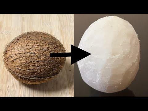 How to Remove Coconut from Shell Easily🤩 | How to Open a Coconut &amp; Remove the Meat | Break Coconut