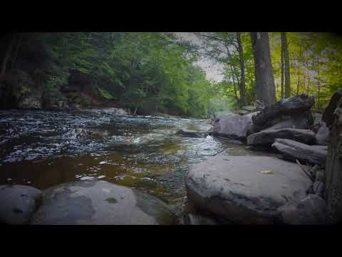 Relaxing River Sounds- Peaceful Water Background Sleep/ Relax/ Study